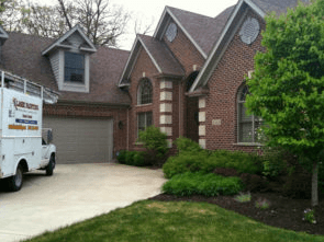 Brick home in Burr Ridge, Illinois